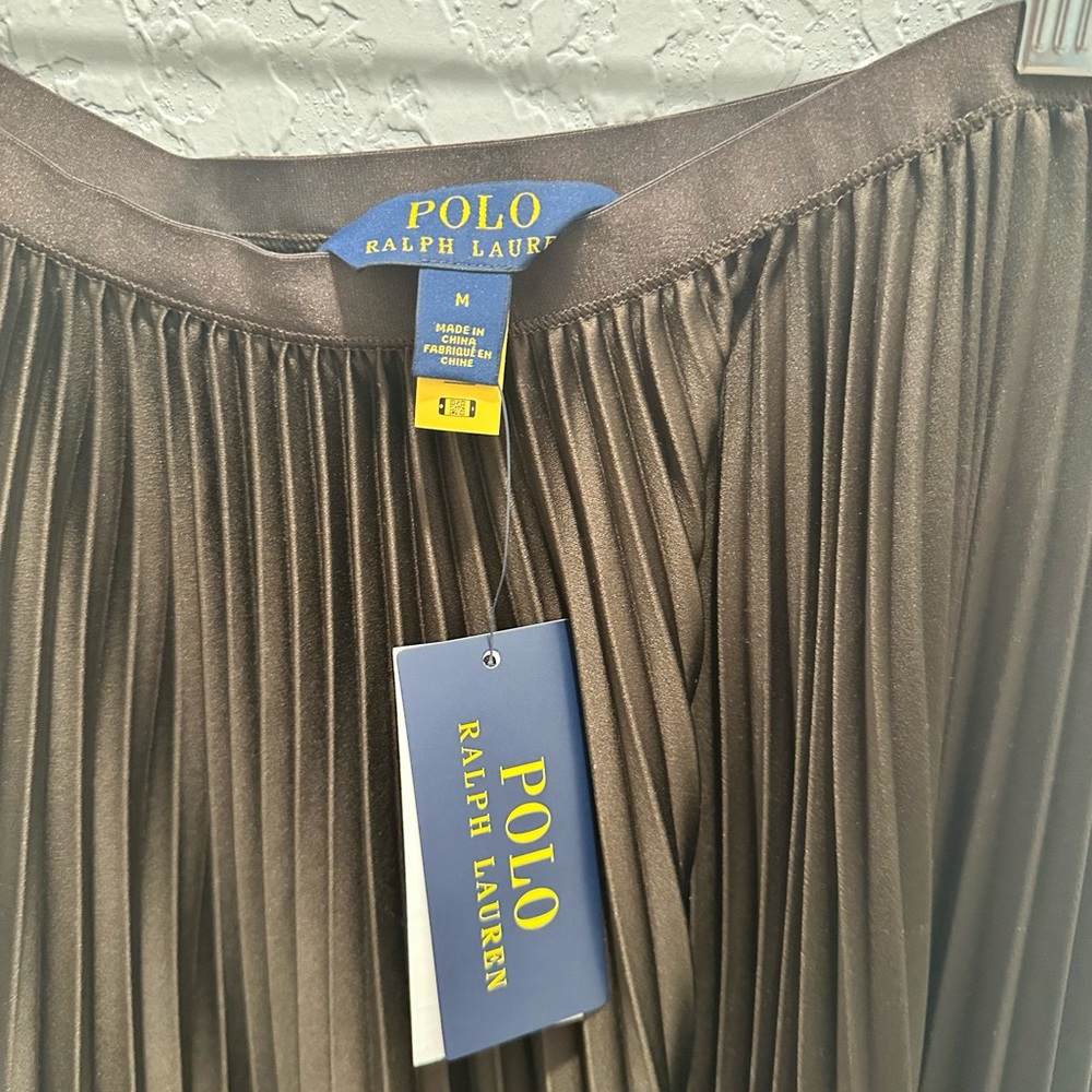NWT Ralph Lauren Pleated Midi Skirt - Picture 8 of 11